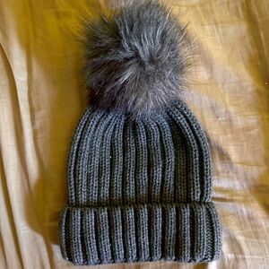 Grey Time and Tru Knitted Beanie